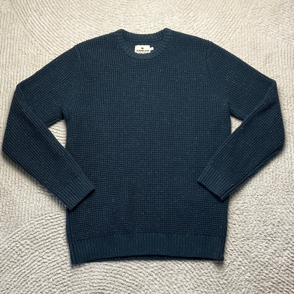 THE NORMAL BRAND Seawool Nep Crew Waterloo Color Size XL